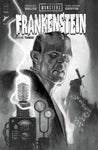 Universal Monsters Frankenstein #3 (Of 4) Cover D 1 in 25 Julian Totino Tedesco Classic Horror Black & White Variant