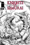Knights vs Samurai #1 Cover C Todd McFarlane Black & White Variant
