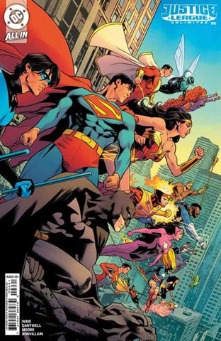 Justice League Unlimited #6 Cover F 1 in 50 Travis G Moore Card Stock Variant (We Are Yesterday)