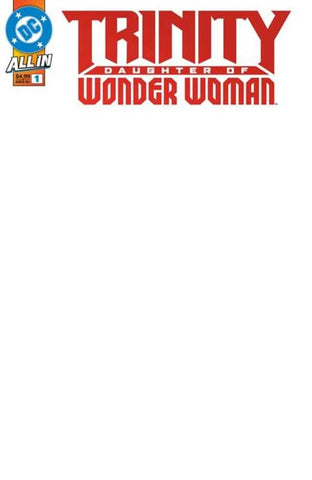 Trinity Daughter Of Wonder Woman #1 (Of 6) Cover F Blank Card Stock Variant