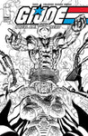 G.I. Joe A Real American Hero #319 Cover B Andy Kubert Black & White Variant
