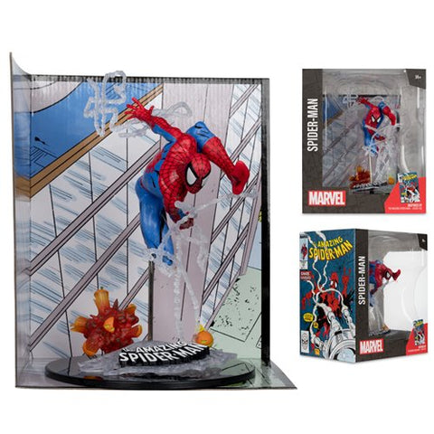 Marvel Spider-Man Amazing Spider-Man #302 1:10 Scale Posed Figure with Scene
