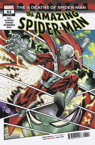 Amazing Spider-Man #62 2nd Print Edition Mcguinness Variant
