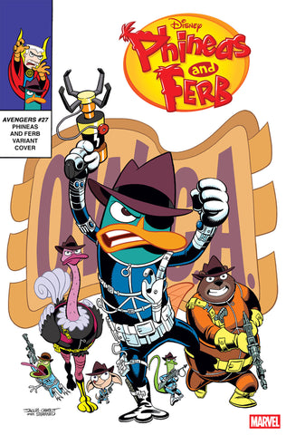 Avengers #27 Jacob Chabot Phineas And Ferb Variant