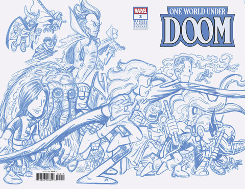 One World Under Doom #3 (Of 9) 50 Copy Variant Edition Connect Variant H