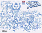 Uncanny X-Men #13 Chris Giarrusso Marvel Universe Connecting Blue Line Sketch Wrap Variant N