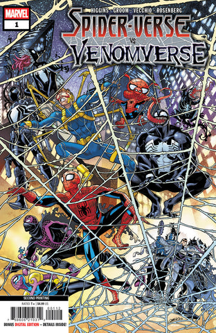 Spider-Verse vs. Venomverse #1 Javier Garron 2nd Print Variant