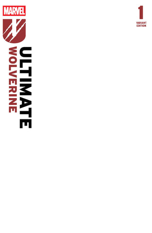 Ultimate Wolverine #1 2nd Print Blank Cover Variant