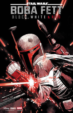 Star Wars: Boba Fett   Black, White & Red #1 Leinil Yu Variant