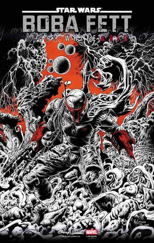 Star Wars: Boba Fett   Black, White & Red #2 Kyle Hotz Variant