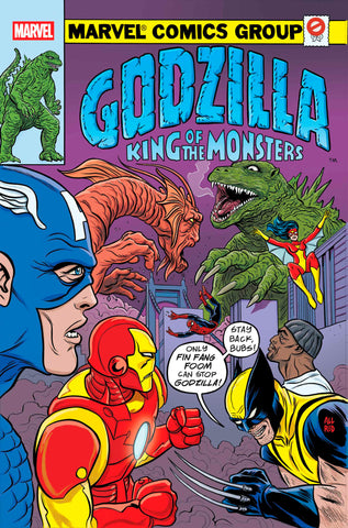 Godzilla vs Avengers #1 Allred King Of Monsters Homage Variant