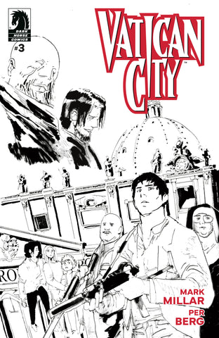 Vatican City #3 Cover B Berg Black & White (Mature)
