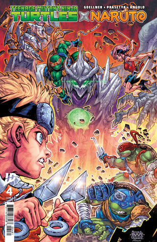 Teenage Mutant Ninja Turtles X Naruto #4 Variant Ri (100) (Williams II)