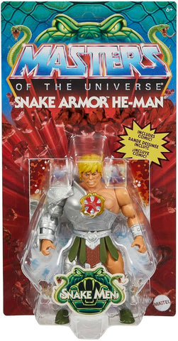 Masters of the Universe Origins Action Figure & Accessory, Rise of Snake Men Armor He-Man & Mini Comic Book, 5.5 inch
