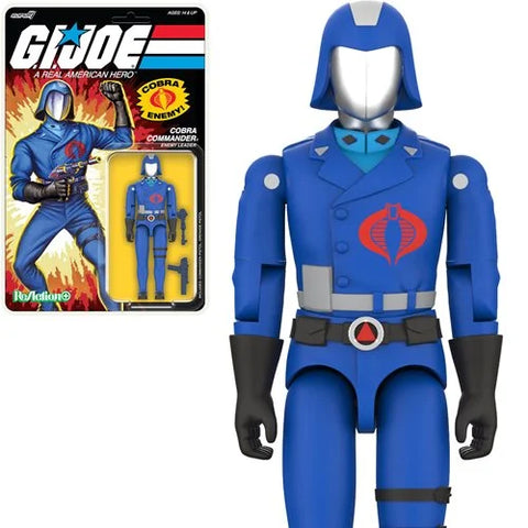 G.I. Joe Cobra Commander (Cartoon) 3 3/4-Inch ReAction+ Figure