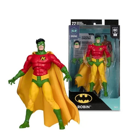 DC Wave 3 Robin Earth-2 Crisis on Infinite Earths 7-Inch Scale Action Figure with McFarlane Toys Digital Collectible