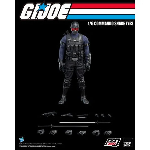 G.I. Joe Commando Snake Eyes FigZero 1:6 Scale Action Figure