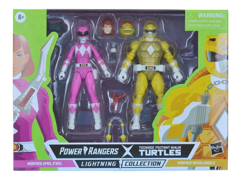 LC TMNT Morphed April O'Neil & Morhed Michelangelo