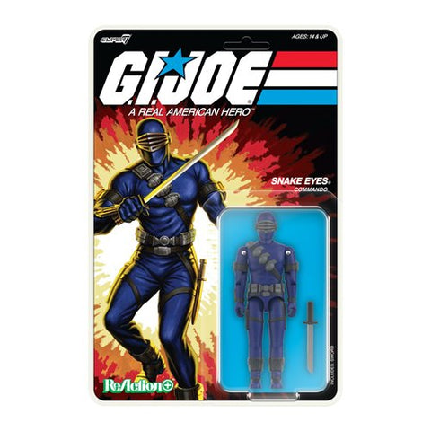 G.I. Joe Snake Eyes (Cartoon) 3 3/4-Inch ReAction+ Figure