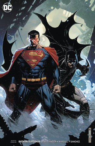 BATMAN SUPERMAN #5 CARD STOCK VAR ED