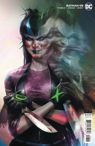 BATMAN #98 CARD STOCK F MATTINA VAR ED JOKER WAR